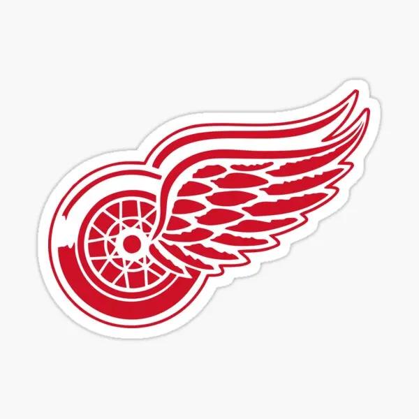 Red Wings Logo  5PCS Stickers for Cartoon Window Anime Water Bottles Wall Living Room Luggage Decorations Art Backgr